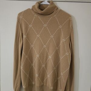 Gucci Beige Turtleneck Sweater